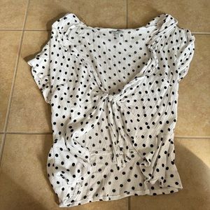 Charlotte Russe Front Tie Top